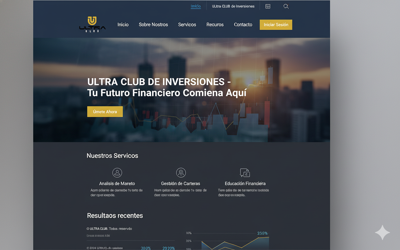 Mockup de la Comunidad Ultra Club 1